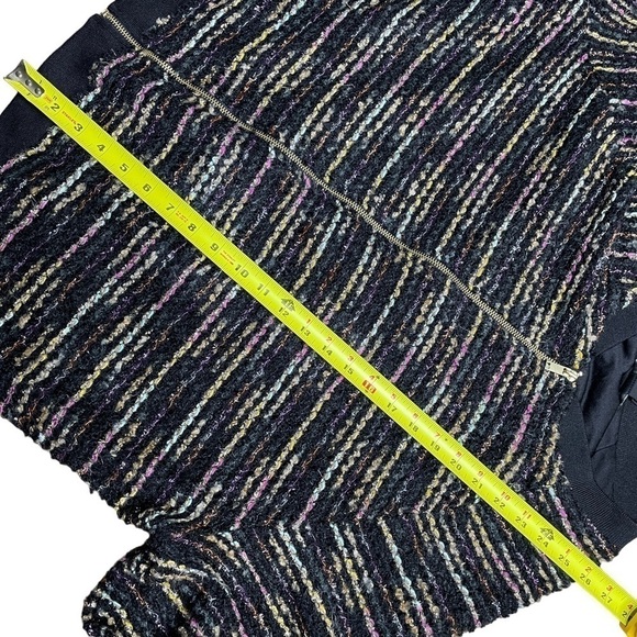 H&M multicolor metallic bomber jacket NWT XL - Picture 8 of 9